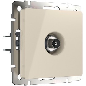 ТВ-розетка проходная Werkel слоновая кость W1184003