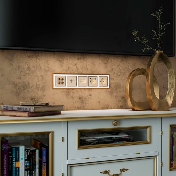 Розетка аудио Werkel шампань W1185011-2