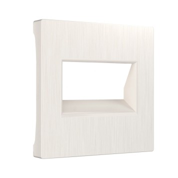 Накладка для двойной розетки Werkel Еthernet RJ-45 перламутровый рифленый W1191113