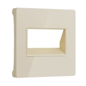 Накладка для двойной розетки Werkel Еthernet RJ-45 айвори акрил W1191143