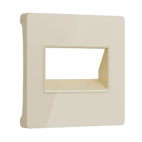 Накладка для двойной розетки Werkel Еthernet RJ-45 айвори акрил W1191143