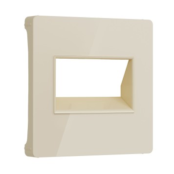 Накладка для двойной розетки Werkel Еthernet RJ-45 айвори акрил W1191143