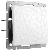 Выключатель 1-клавишный Werkel Hammer белый W1210001