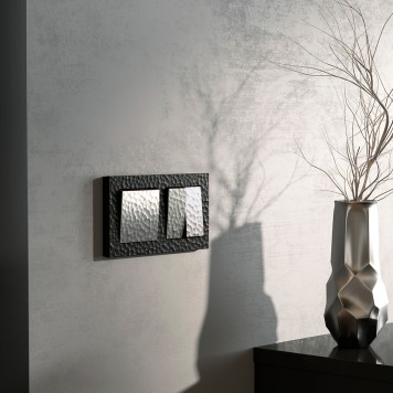 Выключатель 1-клавишный Werkel Hammer серебряный W1210006-1