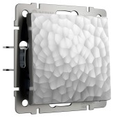 Выключатель 1-клавишный Werkel Hammer серебряный W1210006 Выключатель 1-клавишный Werkel Hammer серебряный W1210006