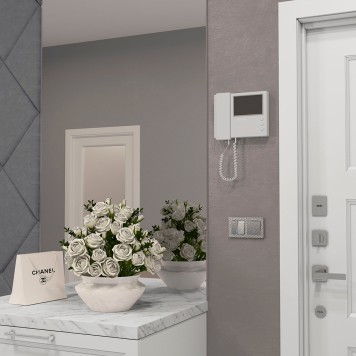 Выключатель 2-клавишный с подсветкой Werkel Hammer серебряный W1220106-2