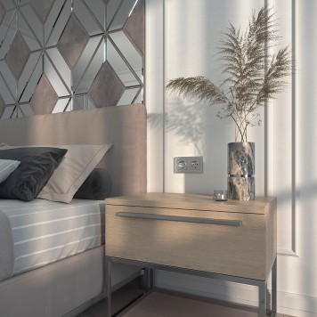 Розетка с заземлением и шторками Werkel Hammer серебряный W1271106-1