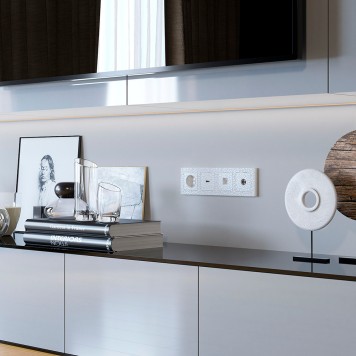 Розетка компьютерная Werkel Ethernet RJ-45 Hammer белый W1281001-1