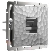 Розетка компьютерная Werkel Ethernet RJ-45 Hammer серебряный W1281006 Розетка компьютерная Werkel Ethernet RJ-45 Hammer серебряный W1281006