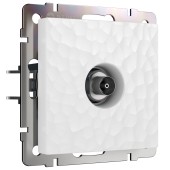 ТВ-розетка оконечная Werkel Hammer белый W1283001