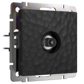 ТВ-розетка оконечная Werkel Hammer черный W1283008