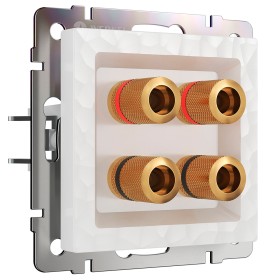 Розетка аудио Werkel Hammer белый W1285001