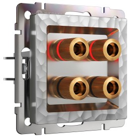 Розетка аудио Werkel Hammer серебряный W1285006