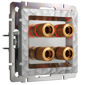 Розетка аудио Werkel Hammer серебряный W1285006