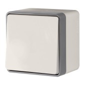 Выключатель 1-клавишный влагозащищенный Werkel Gallant слоновая кость W5010203