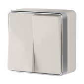 Выключатель 2-клавишный Werkel Gallant слоновая кость W5020003