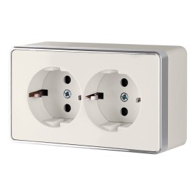 Розетка двойная с заземлением Werkel Gallant слоновая кость W5072103