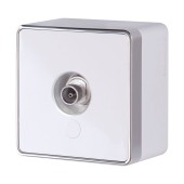 ТВ-розетка оконечная Werkel Gallant белый W5083001