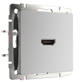 Розетка HDMI Werkel серебряный WL06-60-11