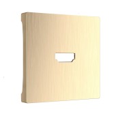 Накладка для HDMI розетки Werkel шампань рифленый WL10-HDMI-CP Накладка для HDMI розетки Werkel шампань рифленый WL10-HDMI-CP