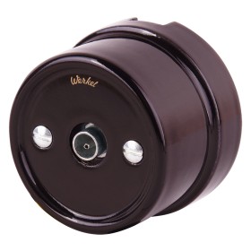 ТВ-розетка оконечная Werkel коричневый WL18-02-05 Brown