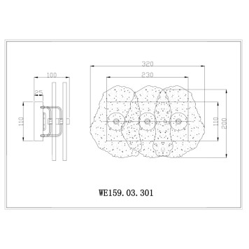 Бра Wertmark Nicola WE159.03.301-1