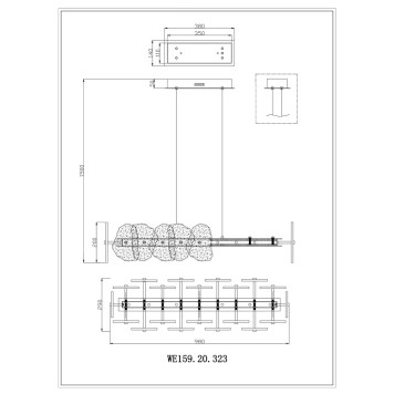 Люстра Wertmark Nicola WE159.20.323-3