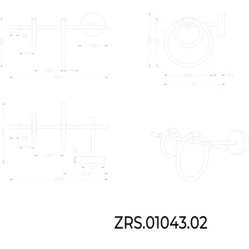Бра Zortes Jessy ZRS.01043.02-8