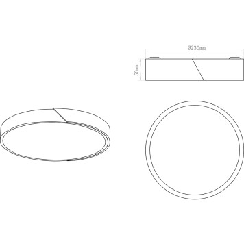 Светильник настенно-потолочный Zortes Alberro ZRS.01287.24-3