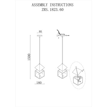 Люстра Zortes Ice Cube ZRS.1005.01-8