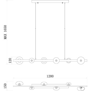 Люстра Zortes Fritto ZRS.1215.06-7