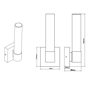 Подсветка для зеркала Zortes Tube ZRS.17003.6-4