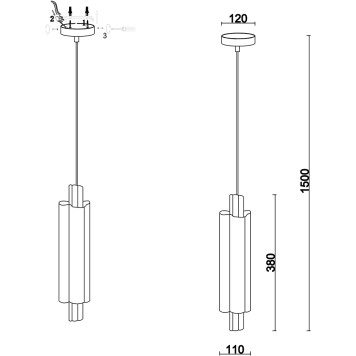 Люстра Zortes Algoda ZRS.1777.01-8