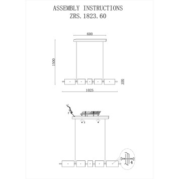 Люстра Zortes Loft ZRS.1802.100-7