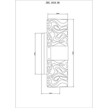Бра Zortes DIce ZRS.1818.06-8