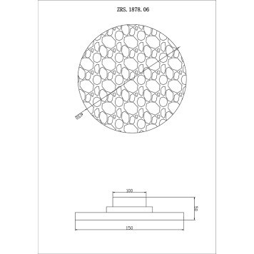 Бра Zortes Terrazzo ZRS.1878.06-10