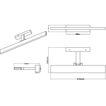 Подсветка для зеркала Zortes Ray ZRS.63304.16-8