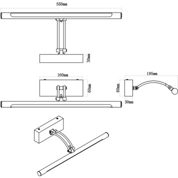 Подсветка для картины Zortes Besser ZRS.64705.12-7