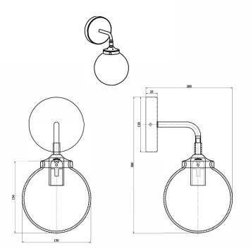 Бра Zortes Lampady ZRS.79903.1-4