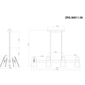 Люстра Zortes Dallas ZRS.90611.09-11